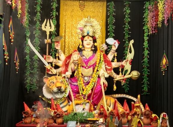 Shardiya Navratri 2024: रायपुर में विराजित माँ दुर्गा की एक झलक: Jai Durga Maa: Durga Devi: Maa Durga, 